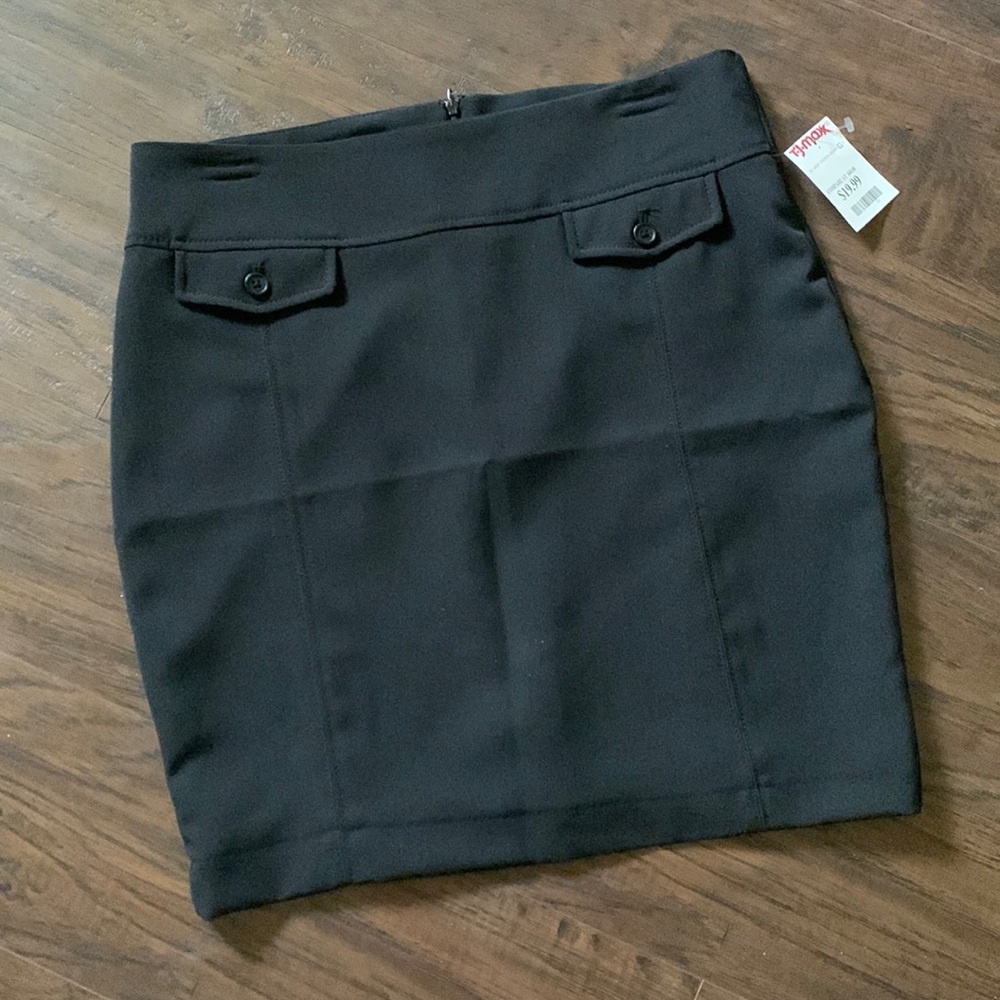 NWT Express black mini pencil skirt